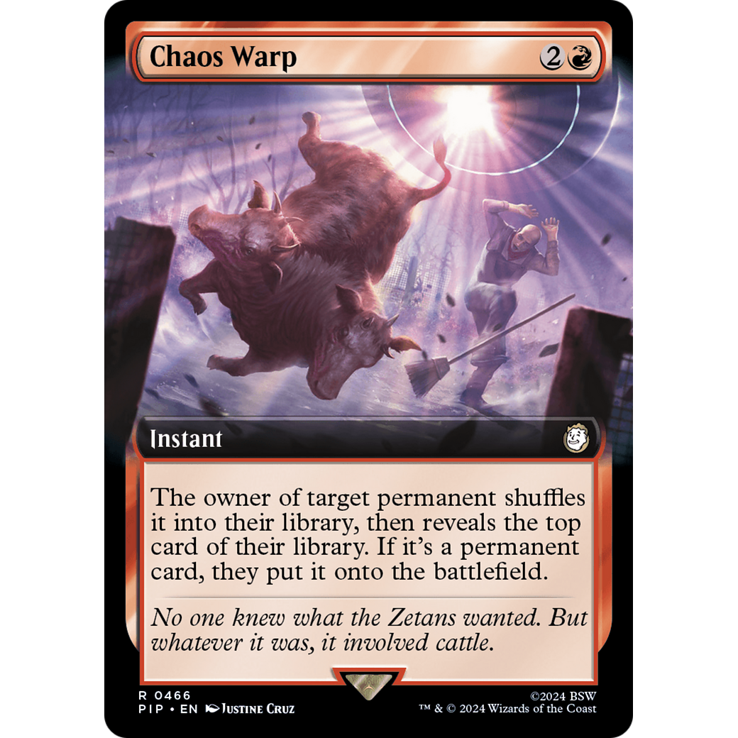 Chaos Warp (PIP-466) - Fallout: (Extended Art) Foil