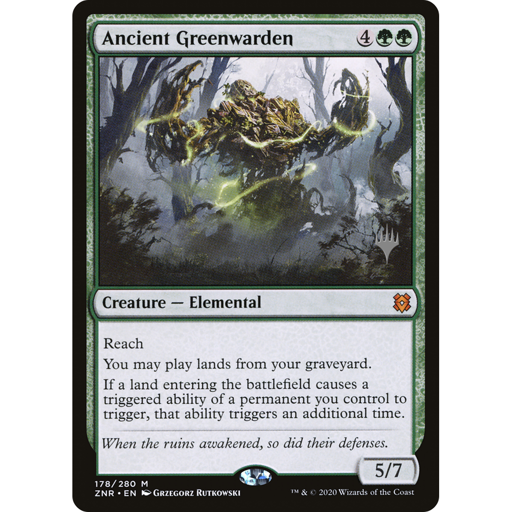 Ancient Greenwarden (PPZNR-178) - Zendikar Rising Promos Foil