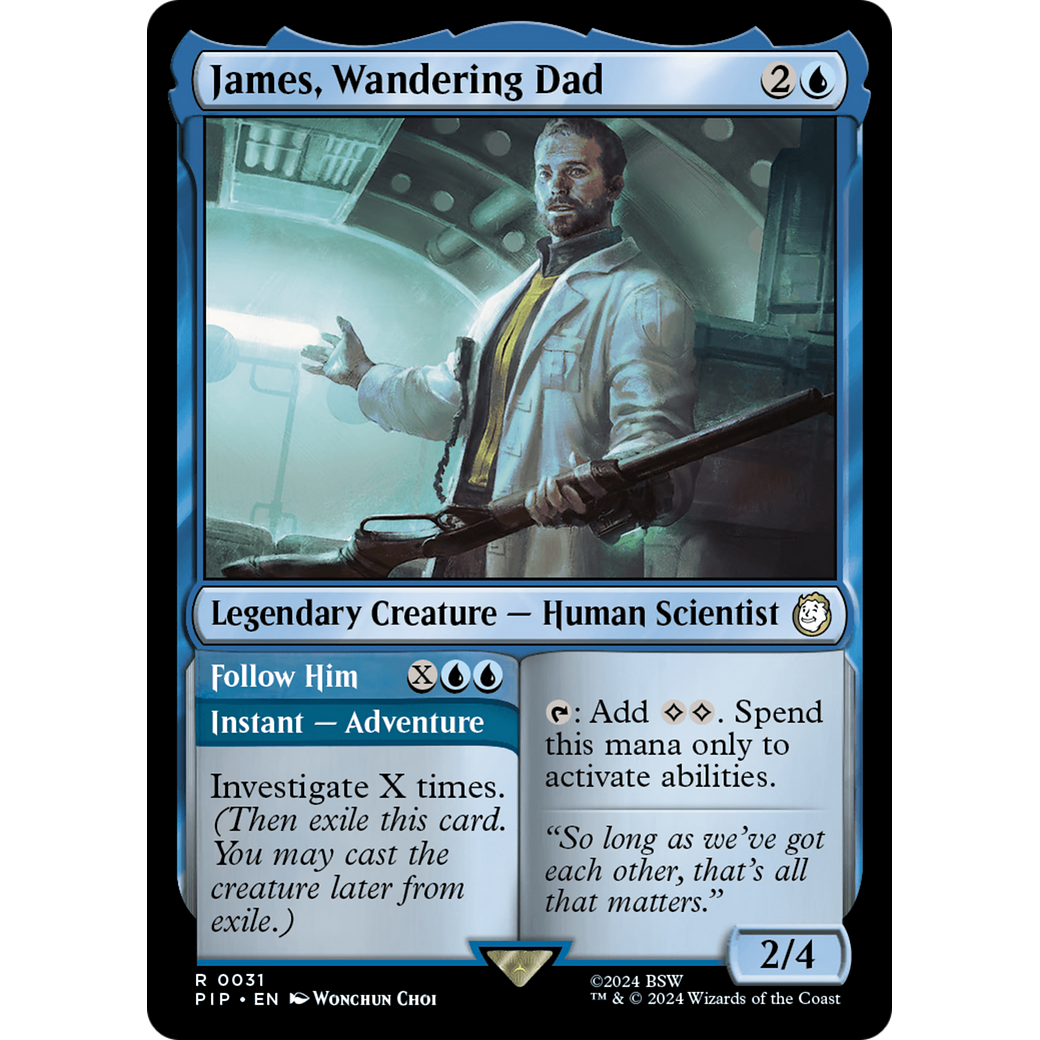 James, Wandering Dad // Follow Him (PIP-031) - Fallout Foil