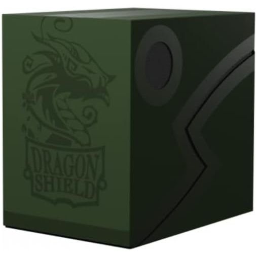 Dragon Shield: Double Deck Shell Deck Box Forest Green/Black