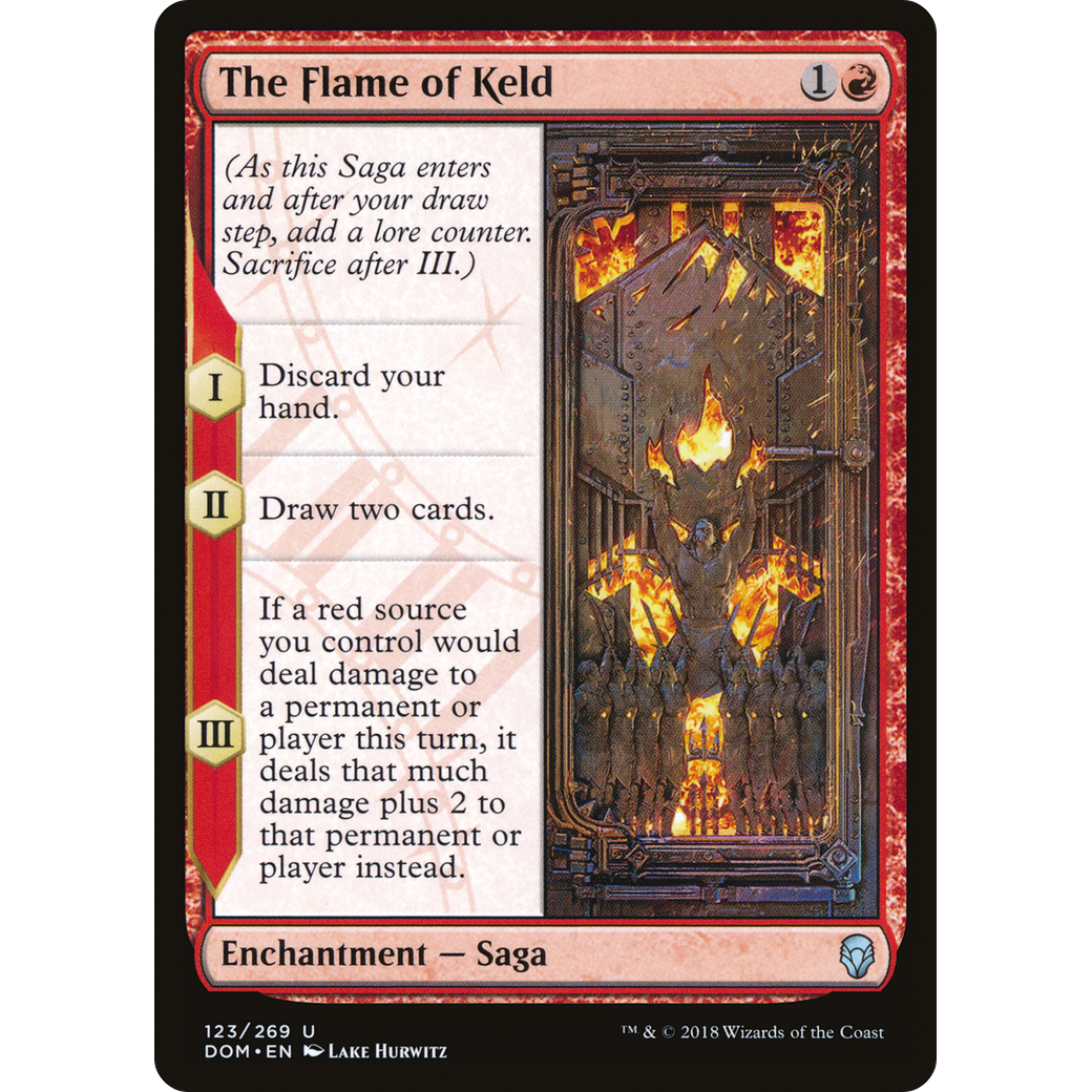 The Flame of Keld (DOM-123) - Dominaria