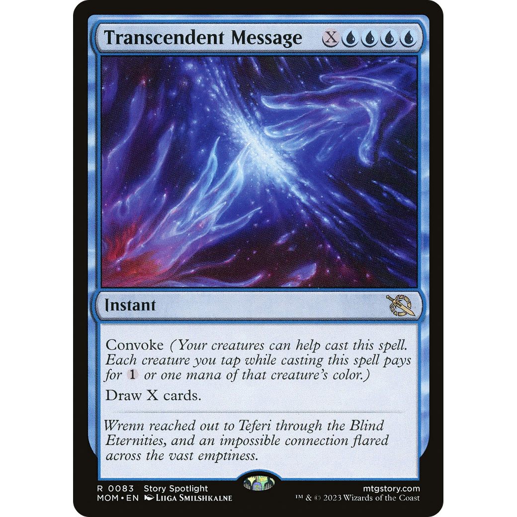 Transcendent Message (MOM-083) - March of the Machine Foil