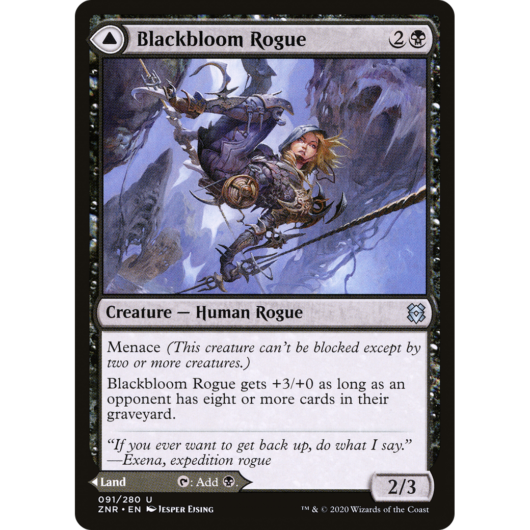 Blackbloom Rogue (ZNR-091) - Zendikar Rising Foil