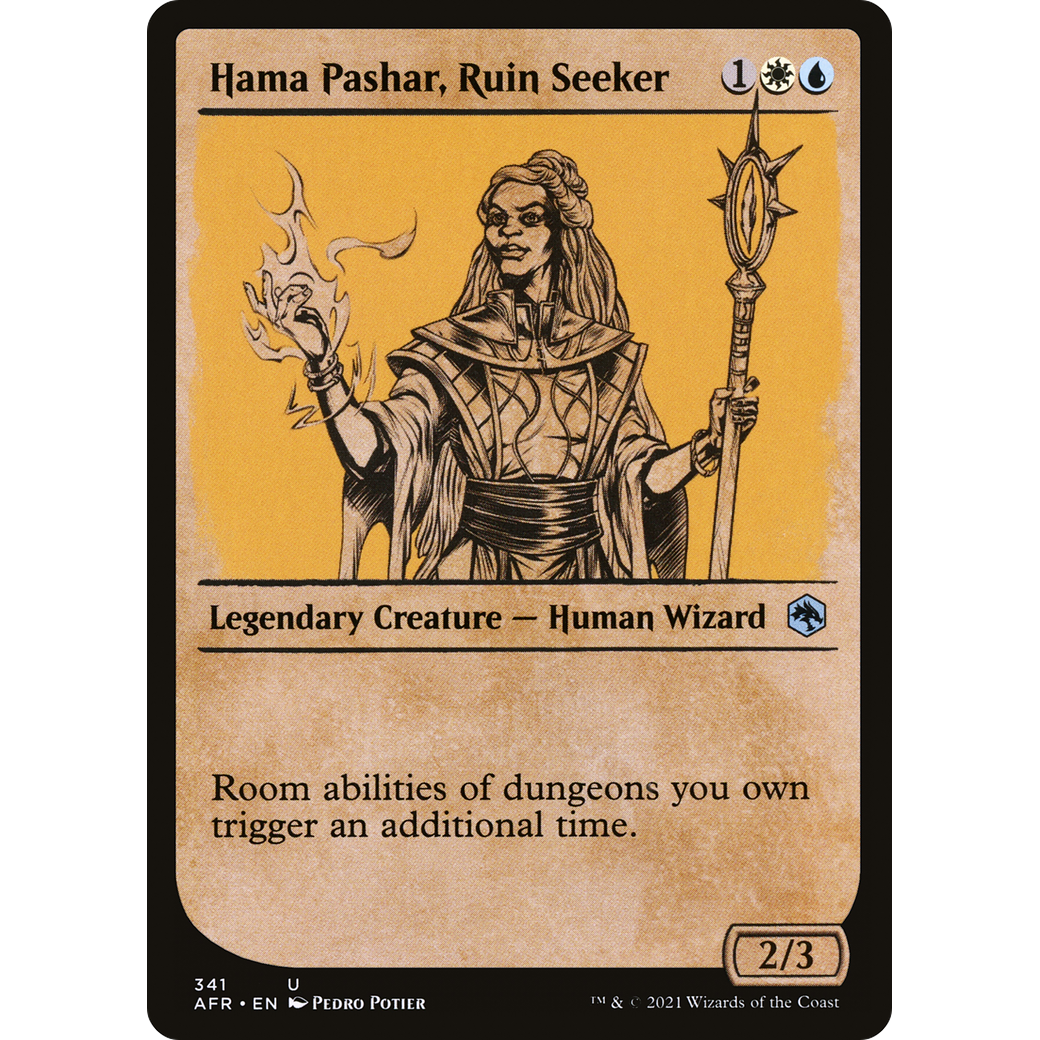 Hama Pashar, Ruin Seeker (Showcase) (AFR-341) - Adventures in the Forgotten Realms: (Showcase)