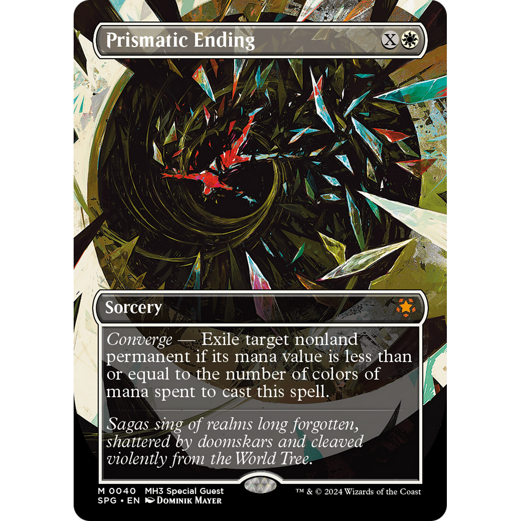 Prismatic Ending (Borderless) (SPG-040) - Special Guests (Borderless) Foil