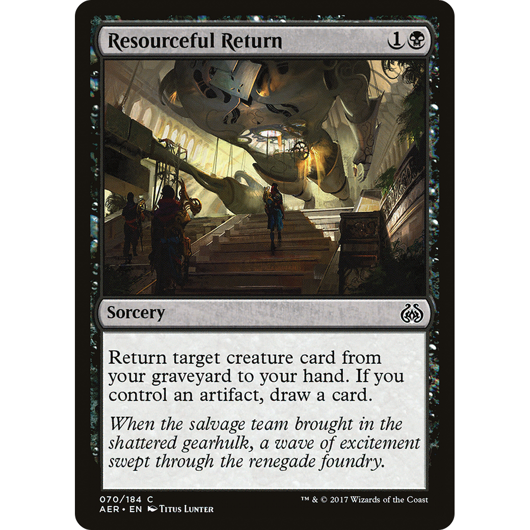 Resourceful Return (AER-070) - Aether Revolt Foil