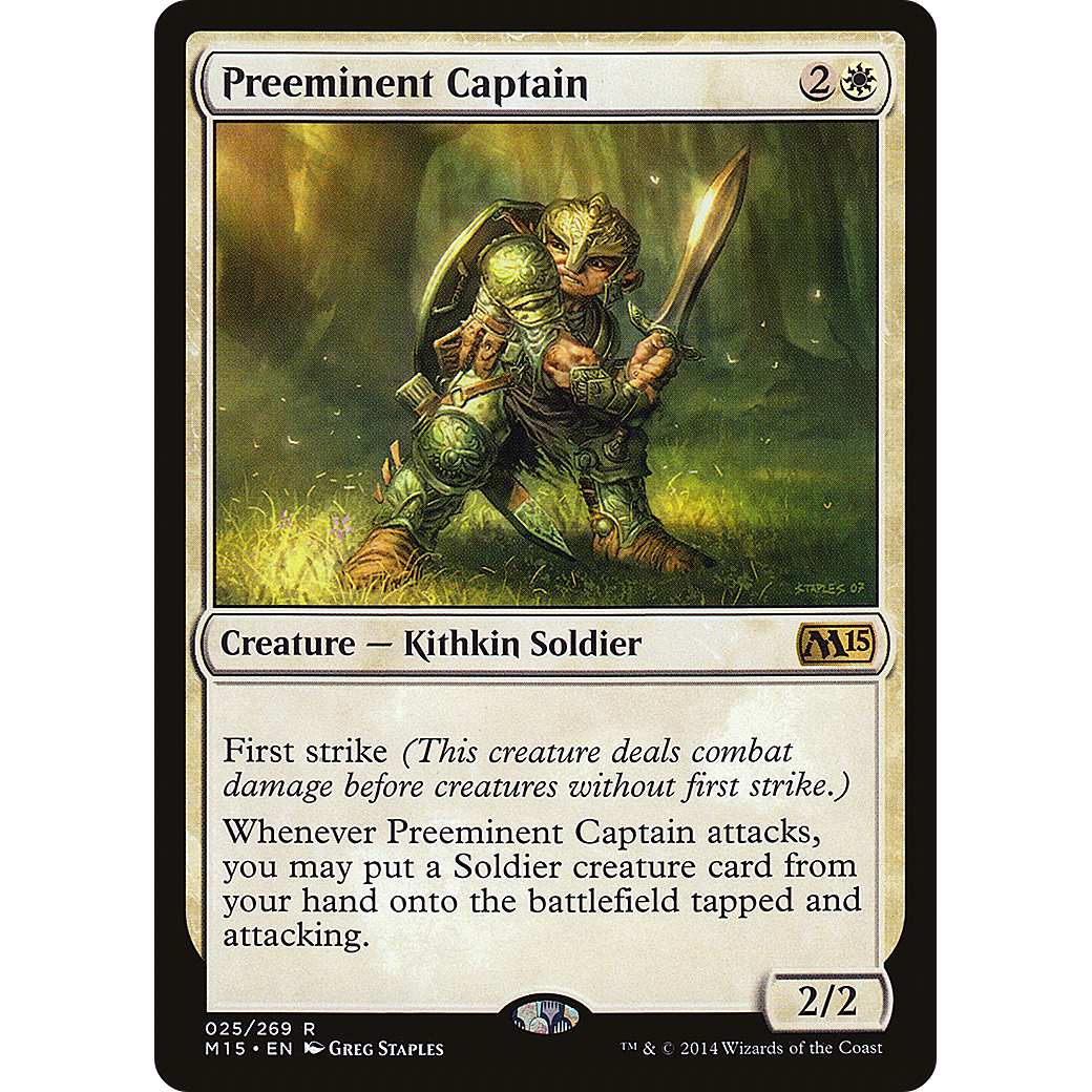 Preeminent Captain (M15-025) - Magic 2015