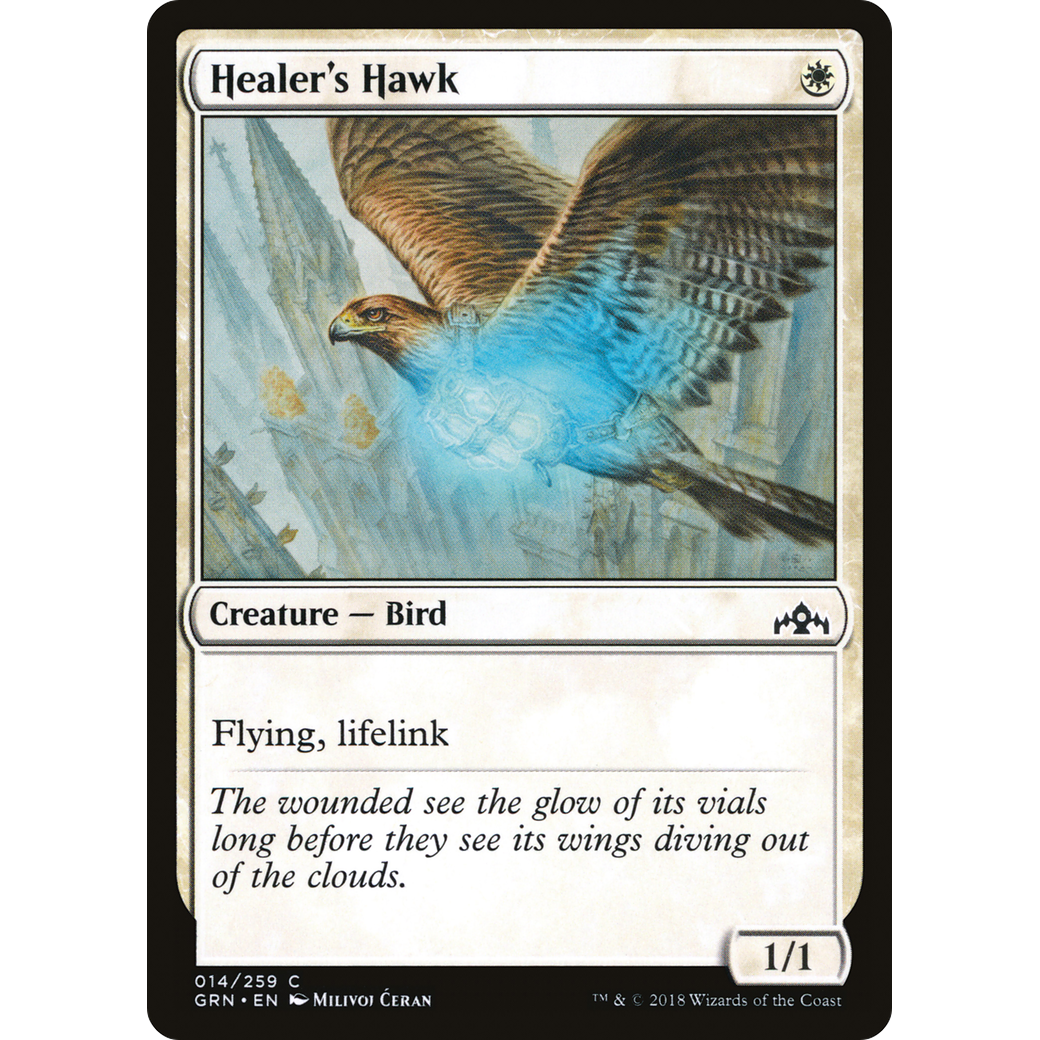 Healer's Hawk (GRN-014) - Guilds of Ravnica Foil