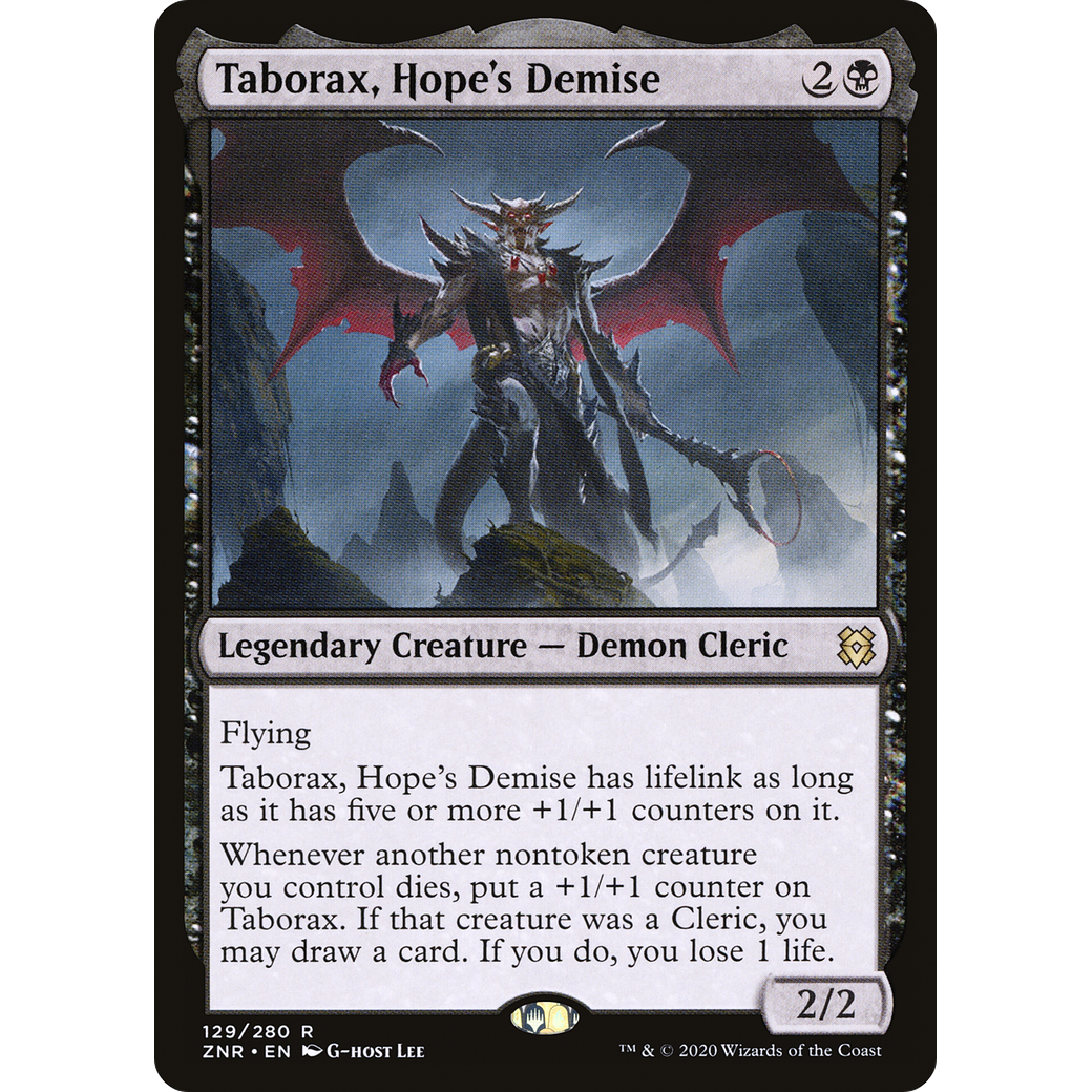Taborax, Hope's Demise (ZNR-129) - Zendikar Rising Foil