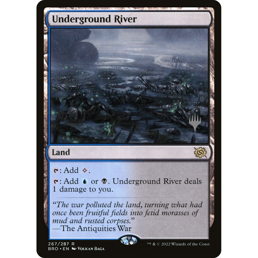Underground River (PPBRO-267) - The Brothers' War Promos Foil