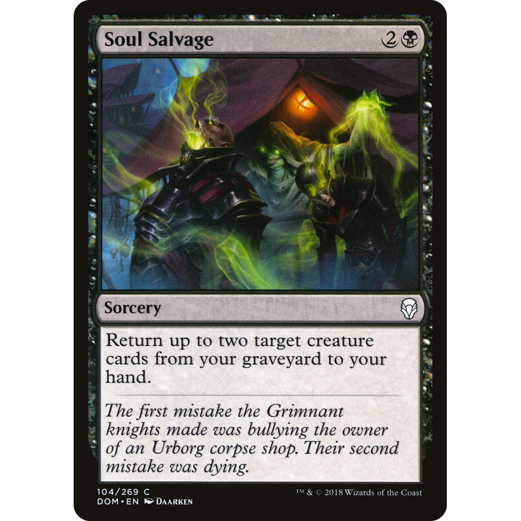 Soul Salvage (DOM-104) - Dominaria Foil