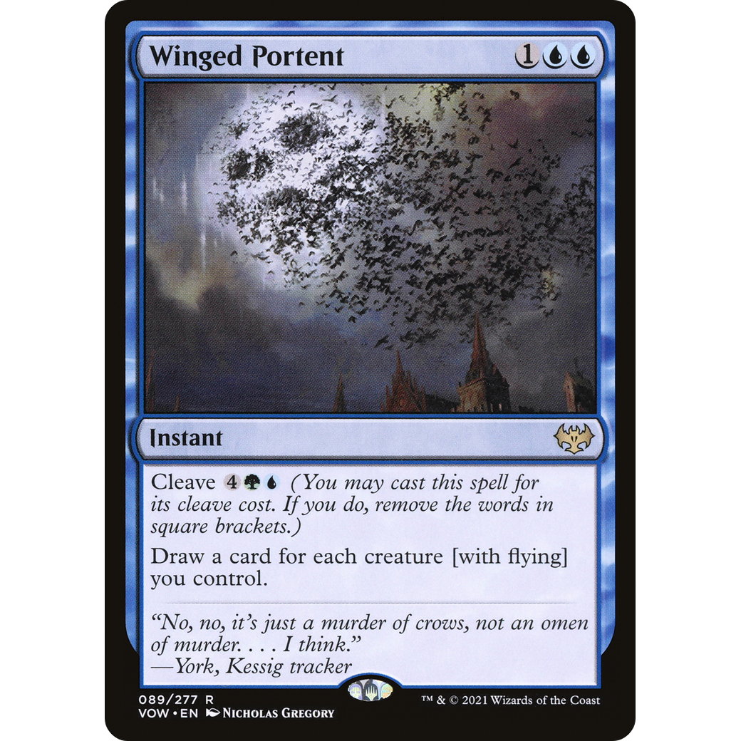 Winged Portent (VOW-089) - Innistrad: Crimson Vow