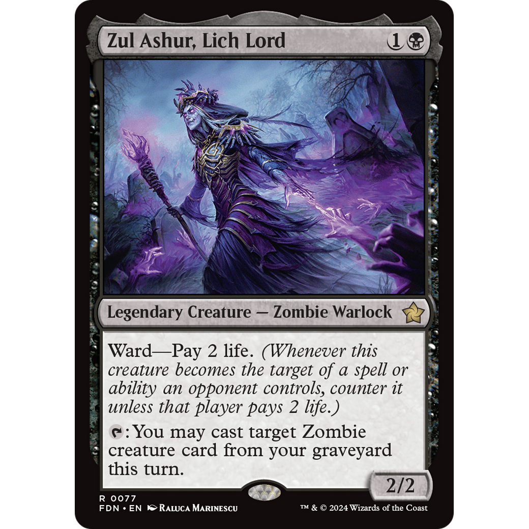 Zul Ashur, Lich Lord (FDN-077) - Foundations