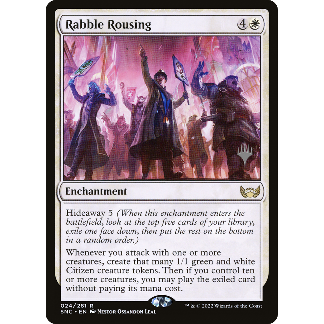 Rabble Rousing (PPSNC-024) - Streets of New Capenna Promos Foil