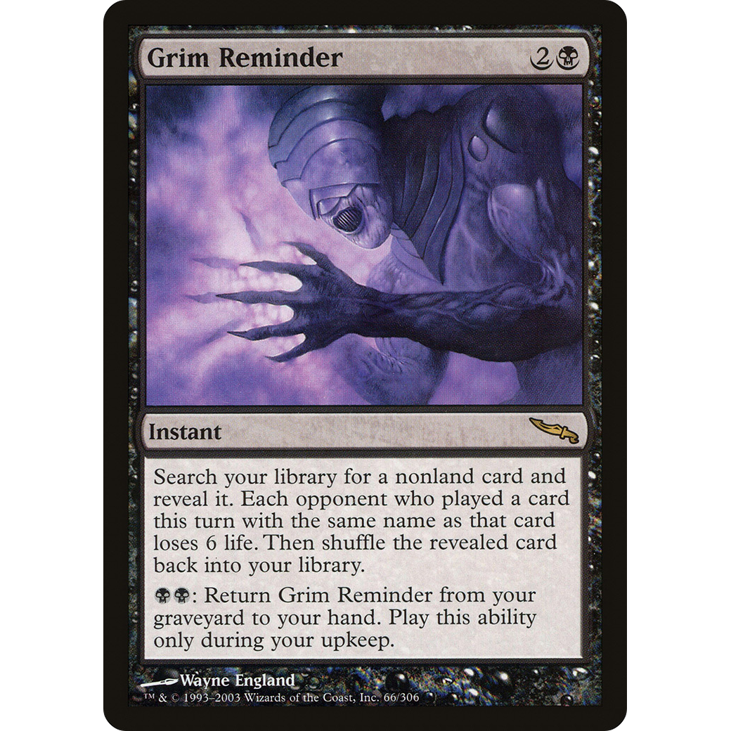 Grim Reminder (MRD-066) - Mirrodin