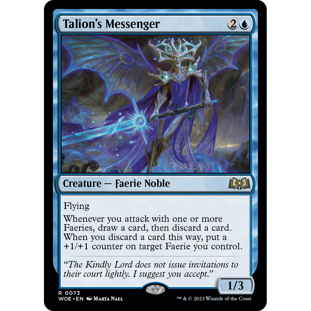 Talion's Messenger (WOE-073) - Wilds of Eldraine Foil