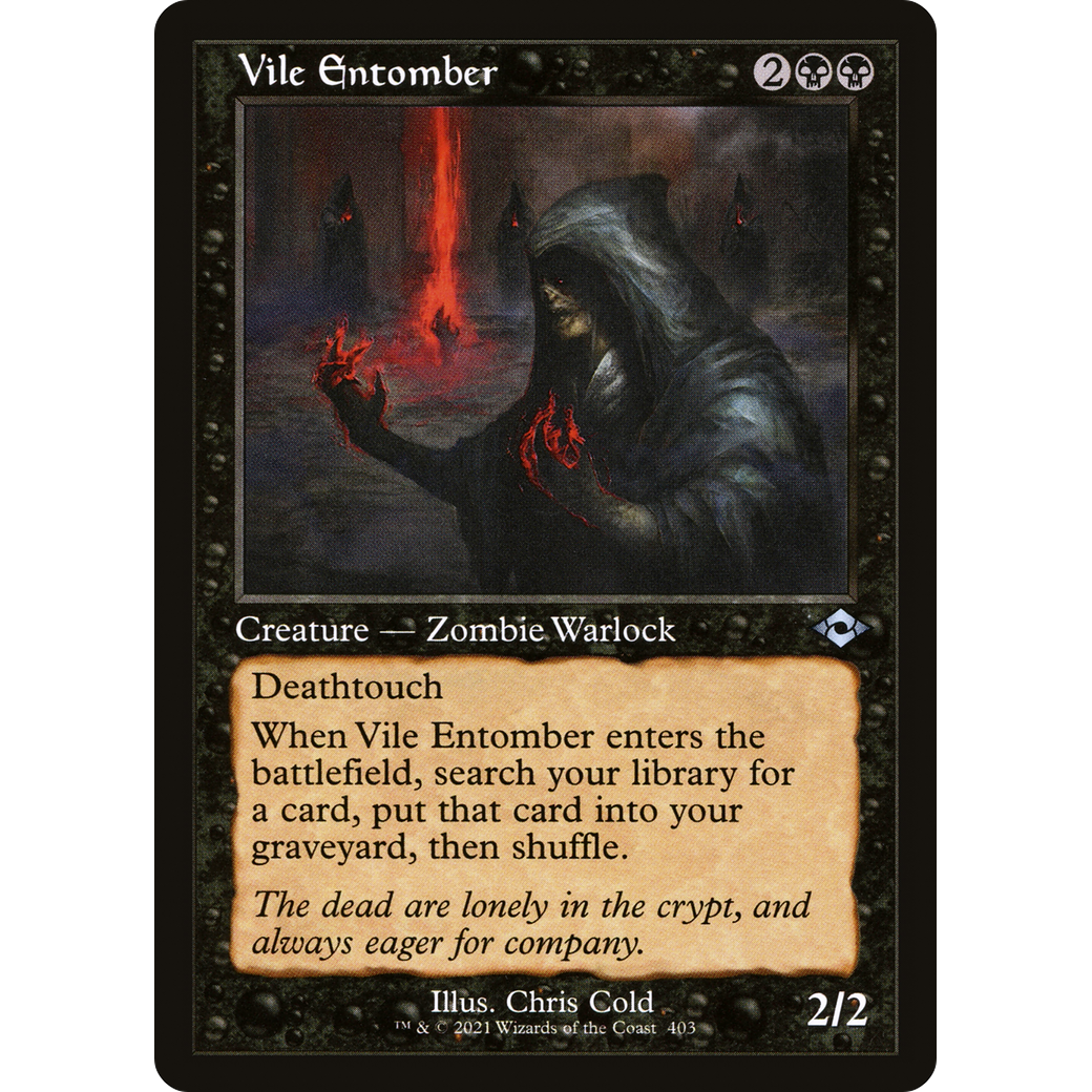 Vile Entomber (Retro Frame) (MH2-403) - Modern Horizons 2 Foil