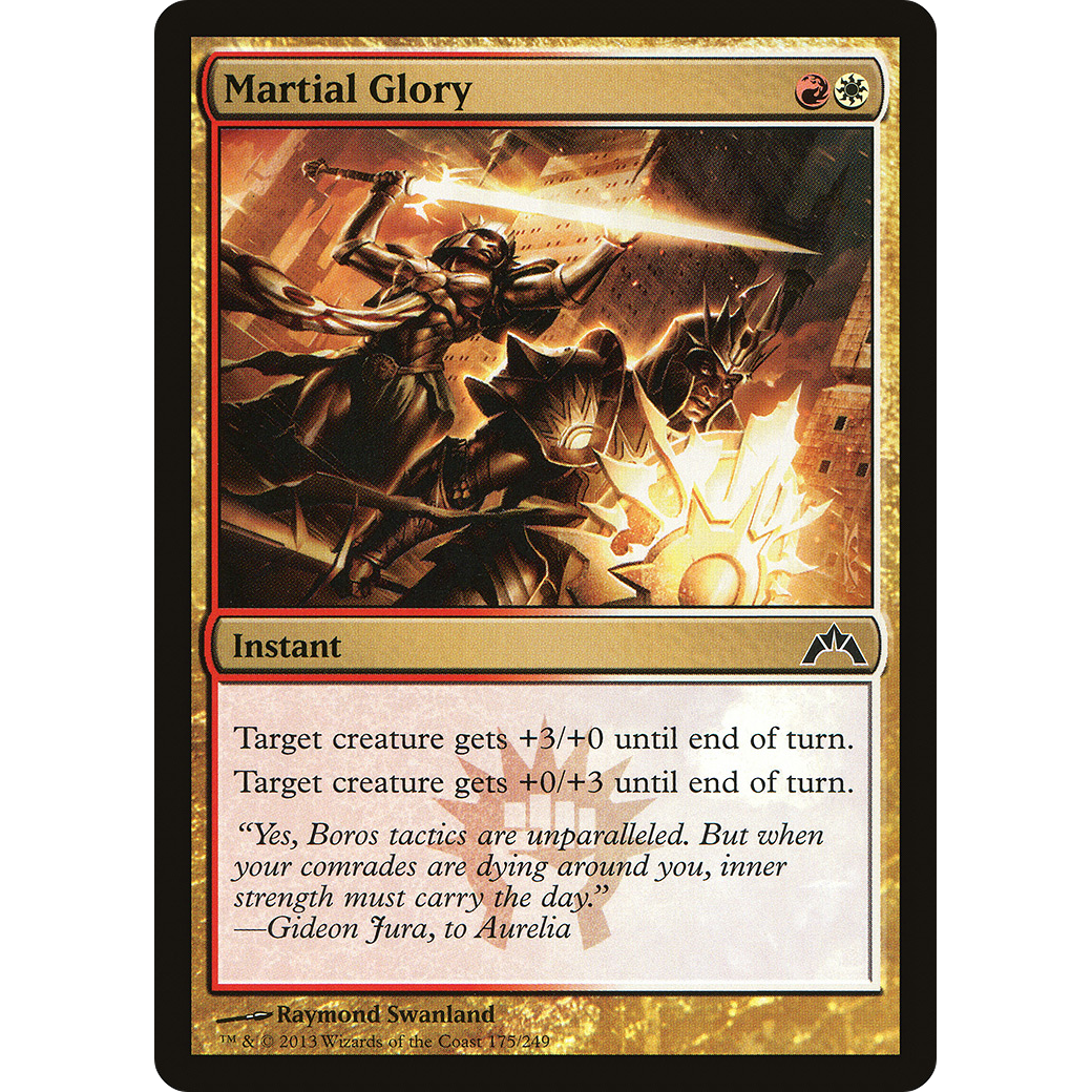 Martial Glory (GTC-175) - Gatecrash Foil