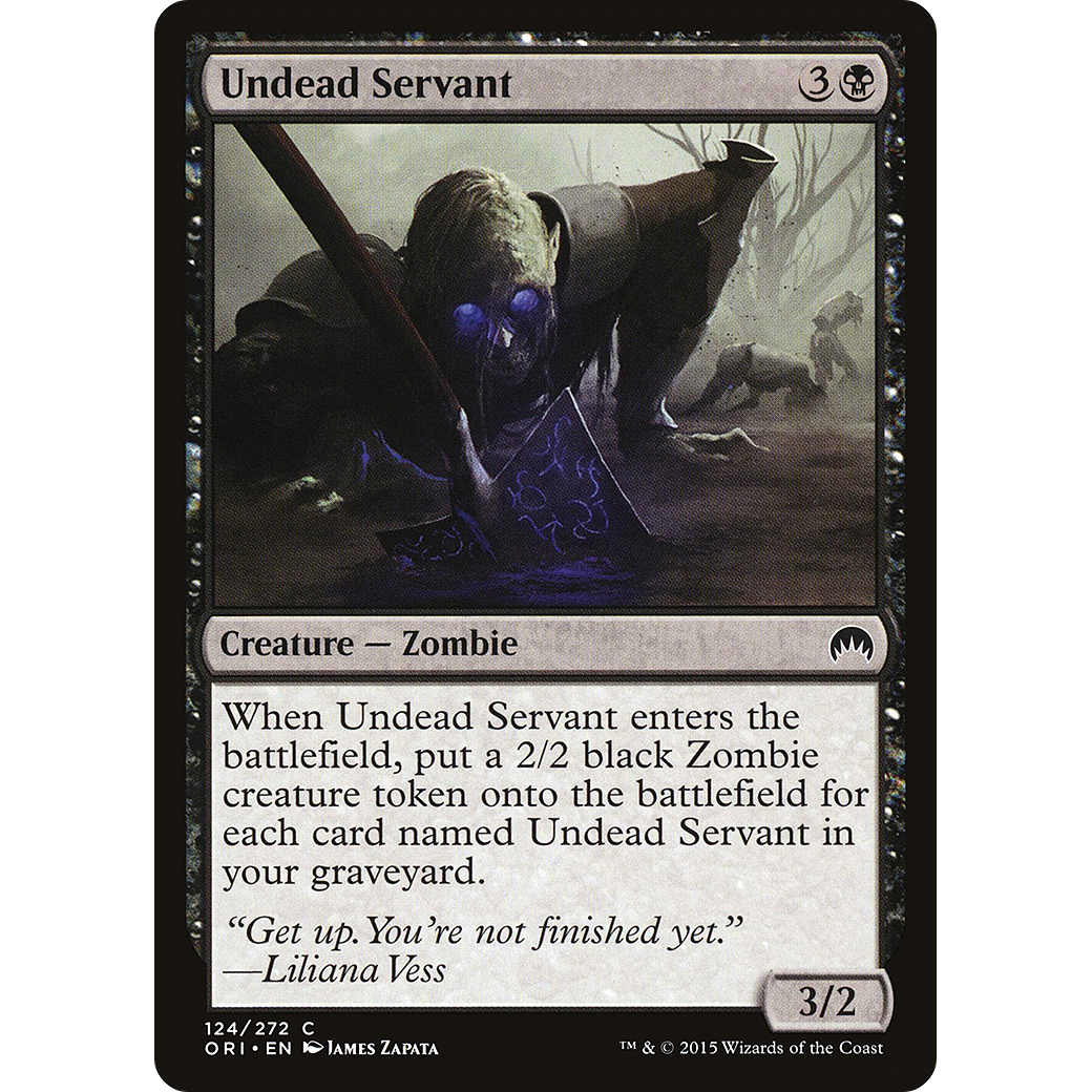 Undead Servant (ORI-124) - Magic Origins Foil
