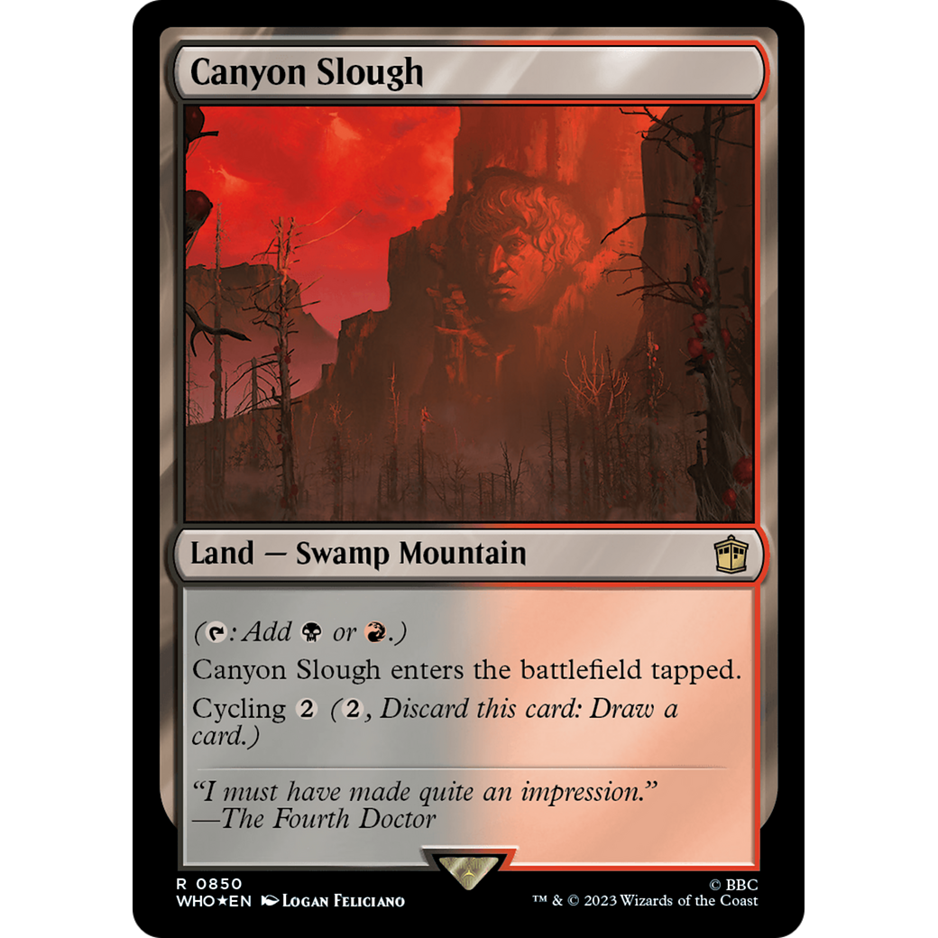 Canyon Slough (Surge Foil) (WHO-850) - Doctor Who Foil