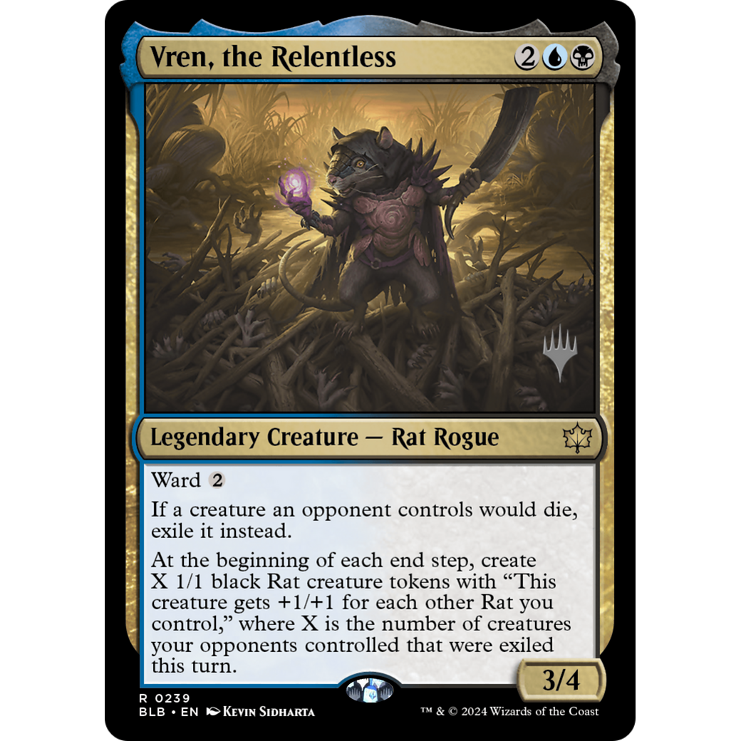 Vren, the Relentless (PPBLB-239P) - Bloomburrow Promos
