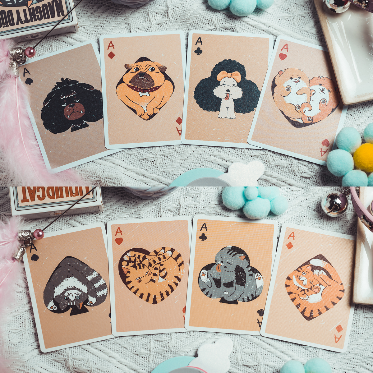 Naughty Dog & Liquid Cat Playing Cards: Naughty Dog