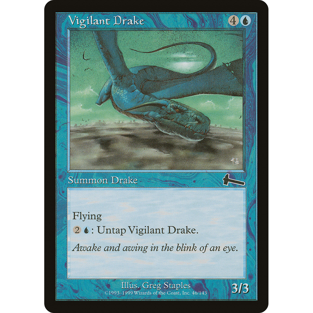 Vigilant Drake (ULG-046) - Urza's Legacy Foil
