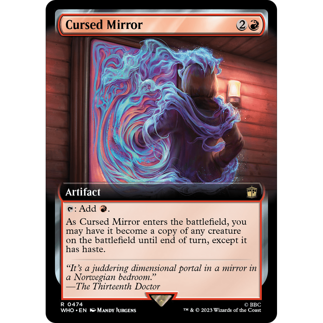 Cursed Mirror (Extended Art) (WHO-474) - Doctor Who: (Extended Art)
