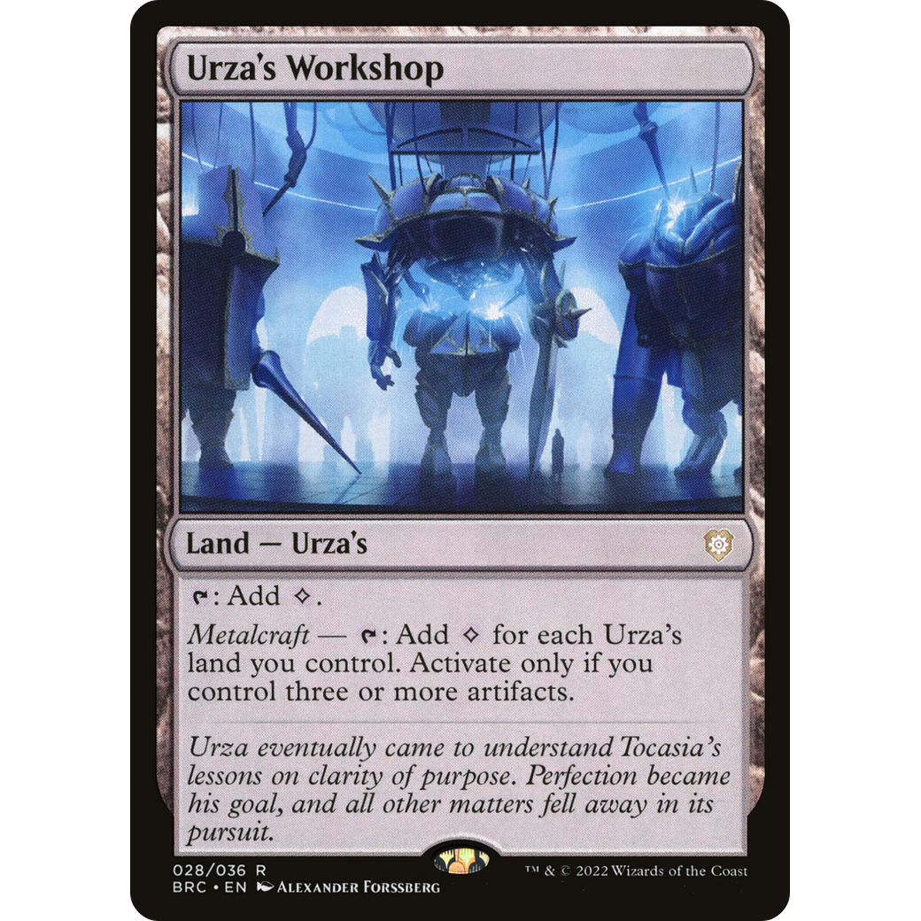 Urza's Workshop (BRC-028) - The Brothers' War Commander