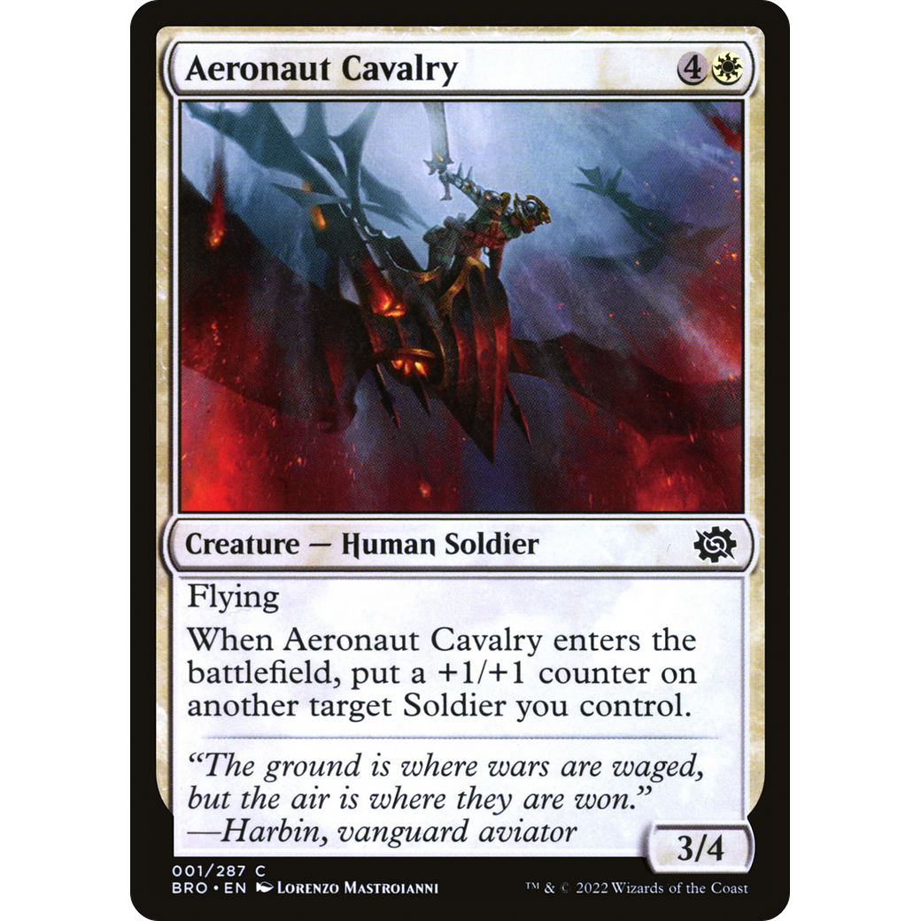Aeronaut Cavalry (BRO-001) - The Brothers' War Foil