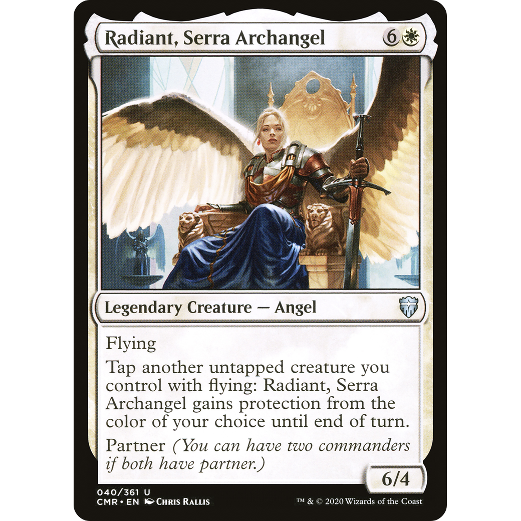 Radiant, Serra Archangel (CMR-040) - Commander Legends