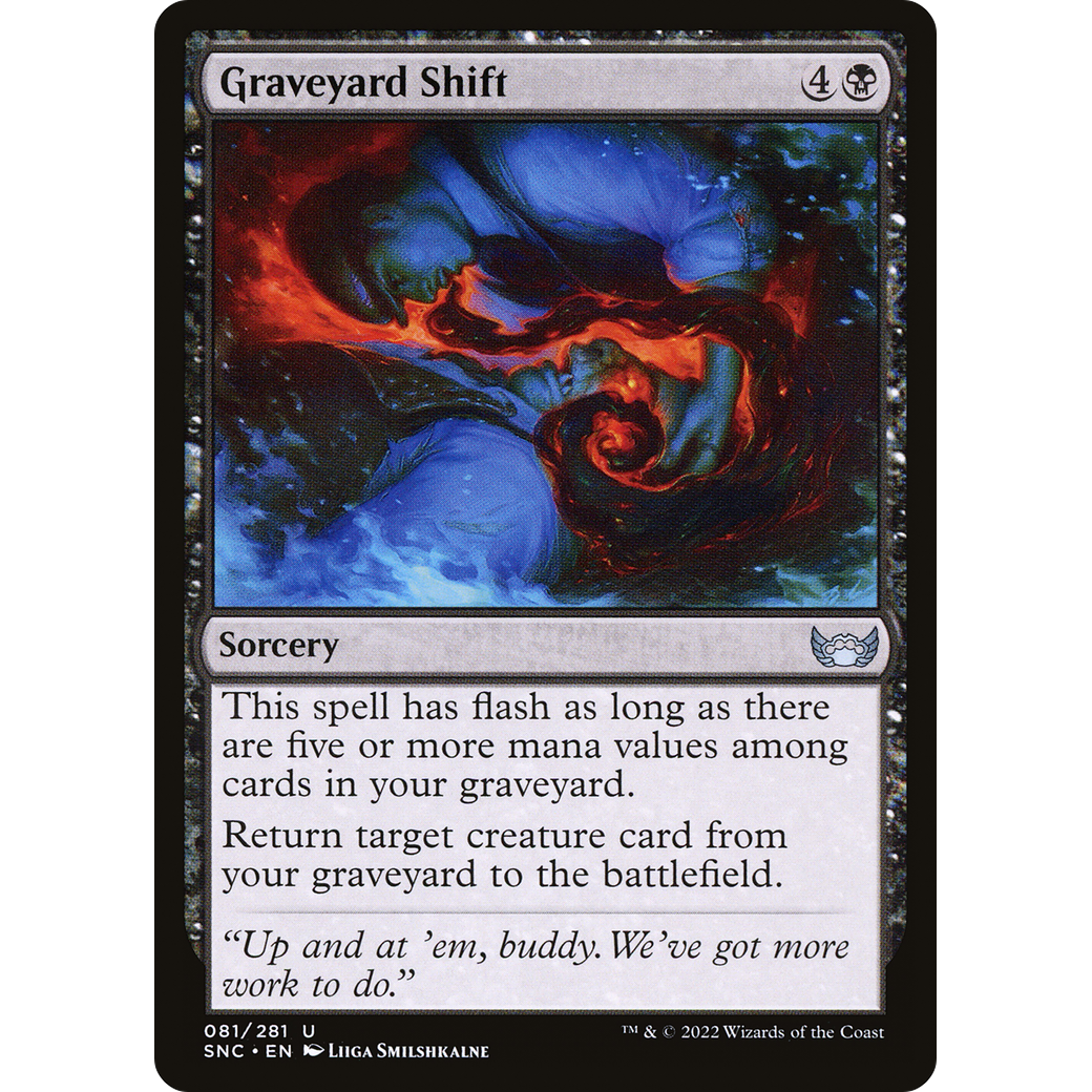 Graveyard Shift (SNC-081) - Streets of New Capenna Foil