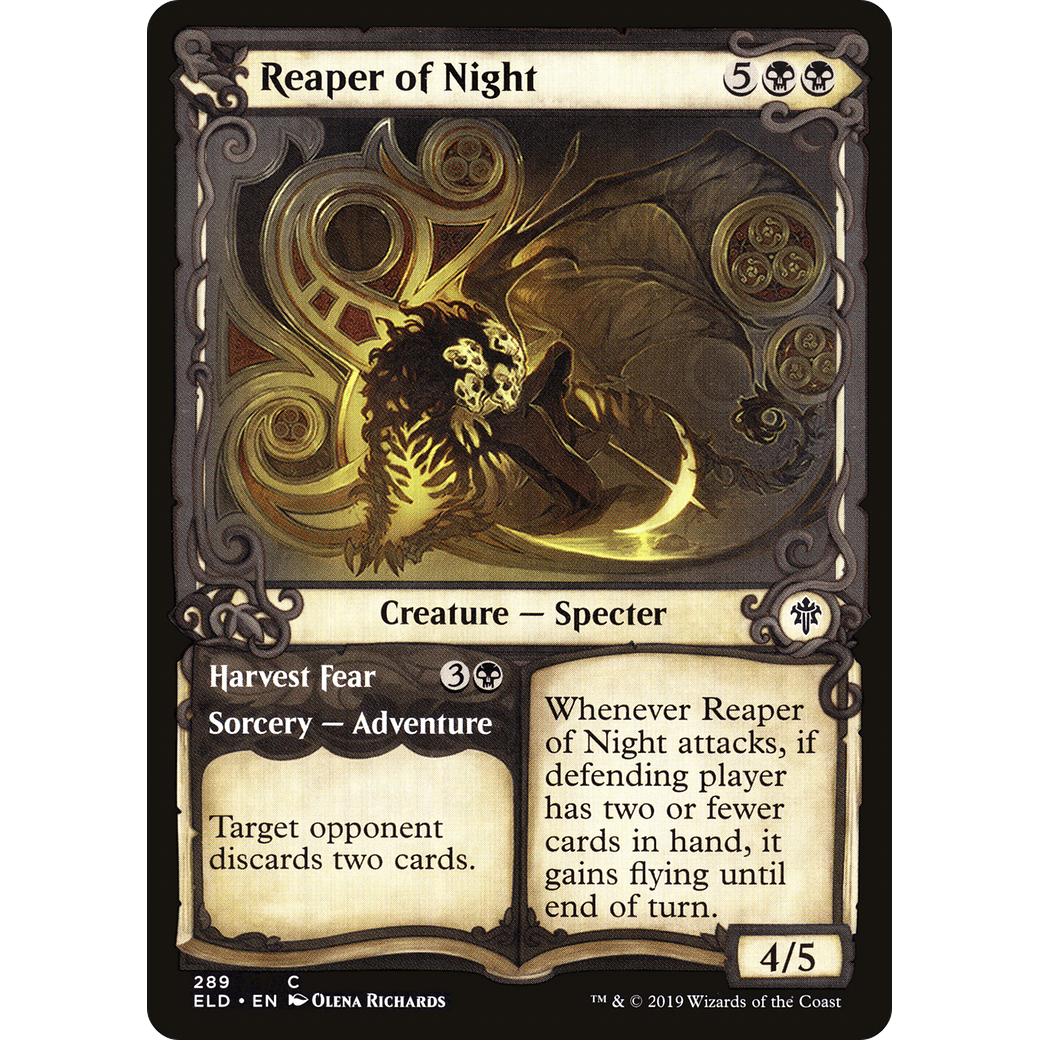 Reaper of Night (Showcase) (ELD-289) - Throne of Eldraine: (Showcase) Foil