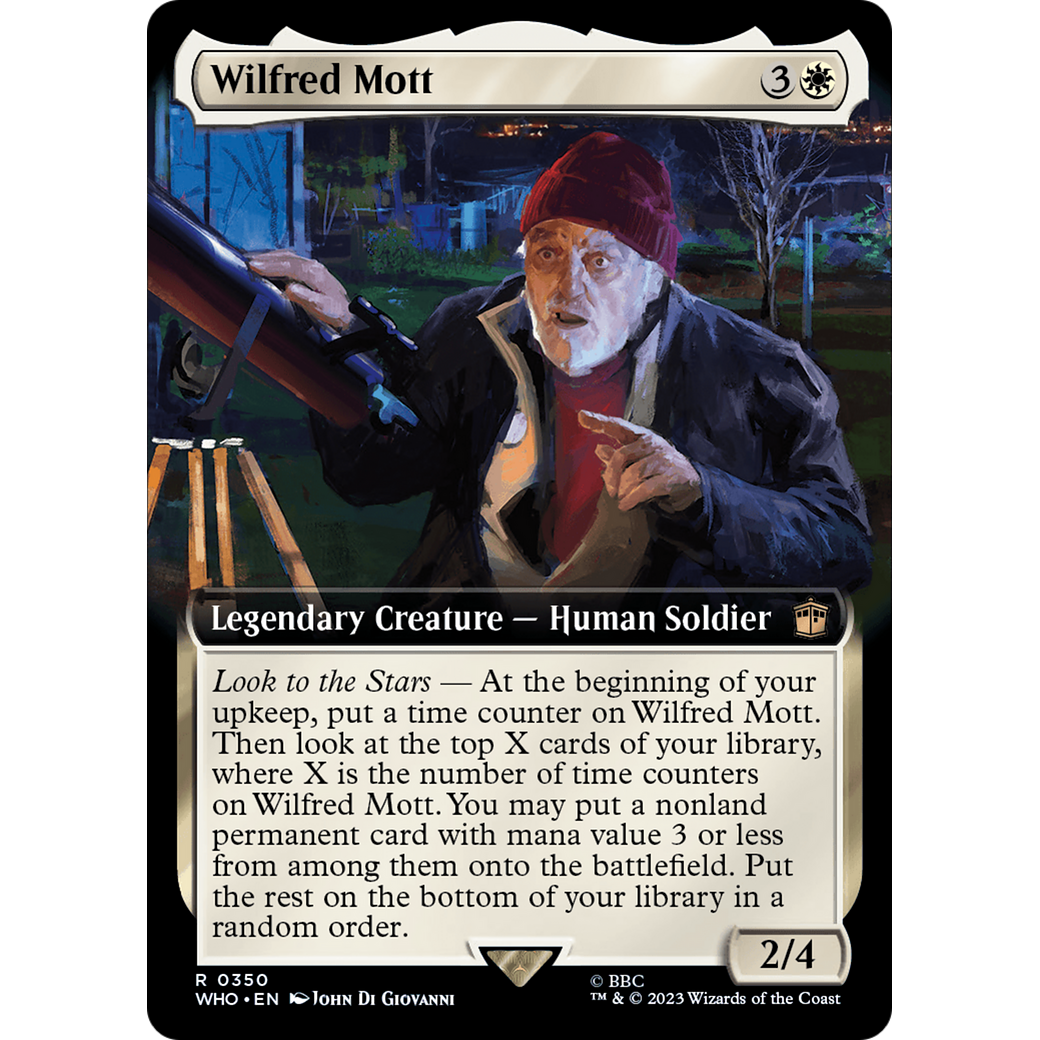 Wilfred Mott (Extended Art) (WHO-350) - Doctor Who: (Extended Art)