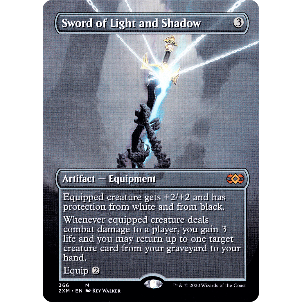 Sword of Light and Shadow (Borderless) (2XM-366) - Double Masters (Borderless)