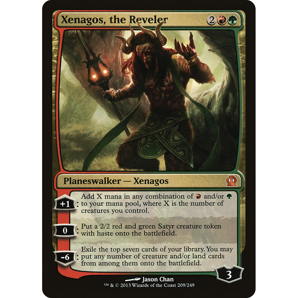 Xenagos, the Reveler (THS-209) - Theros Foil