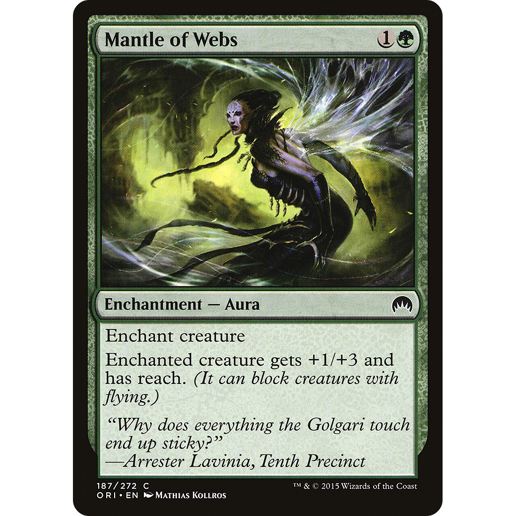 Mantle of Webs (ORI-187) - Magic Origins Foil