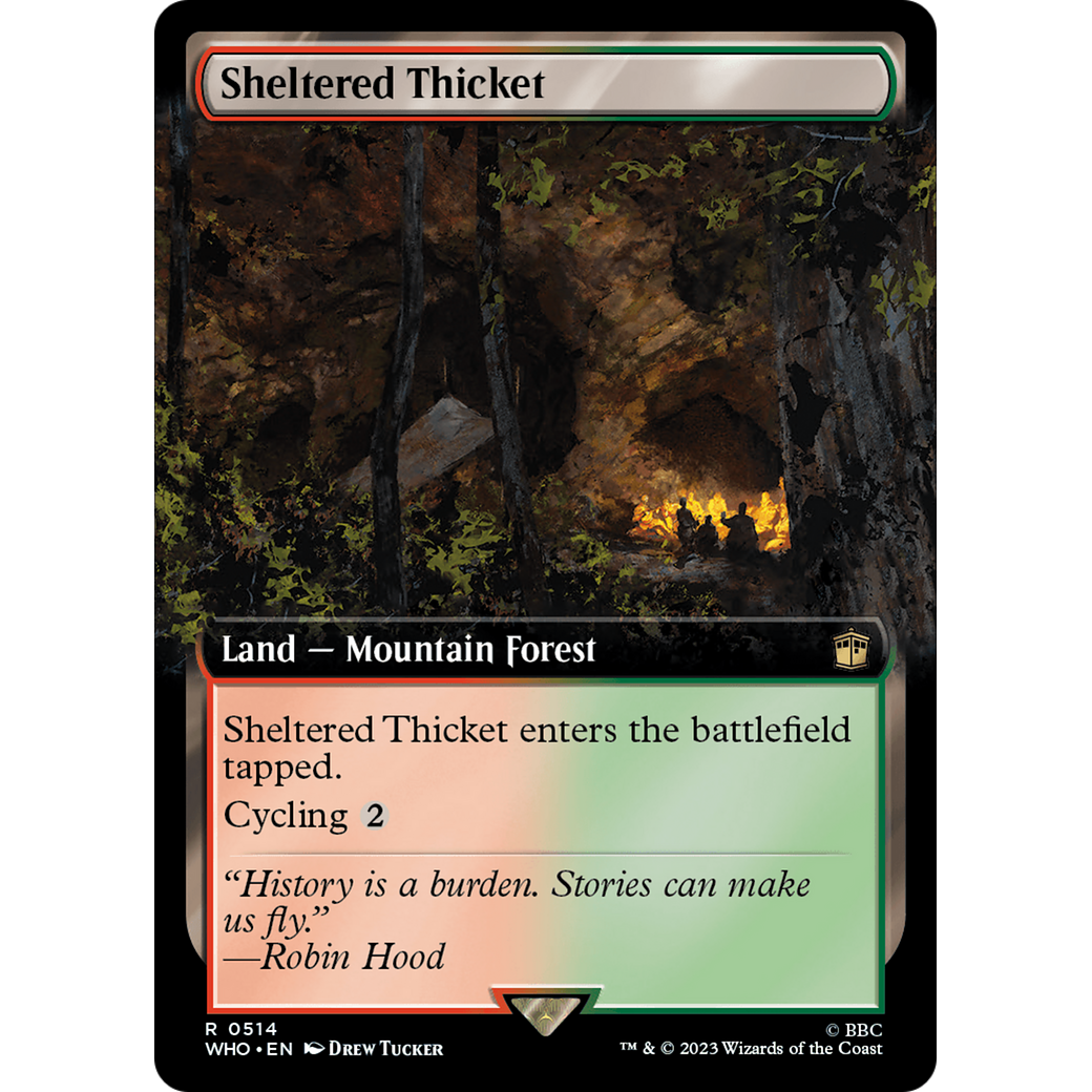 Sheltered Thicket (Extended Art) (WHO-514) - Doctor Who: (Extended Art)