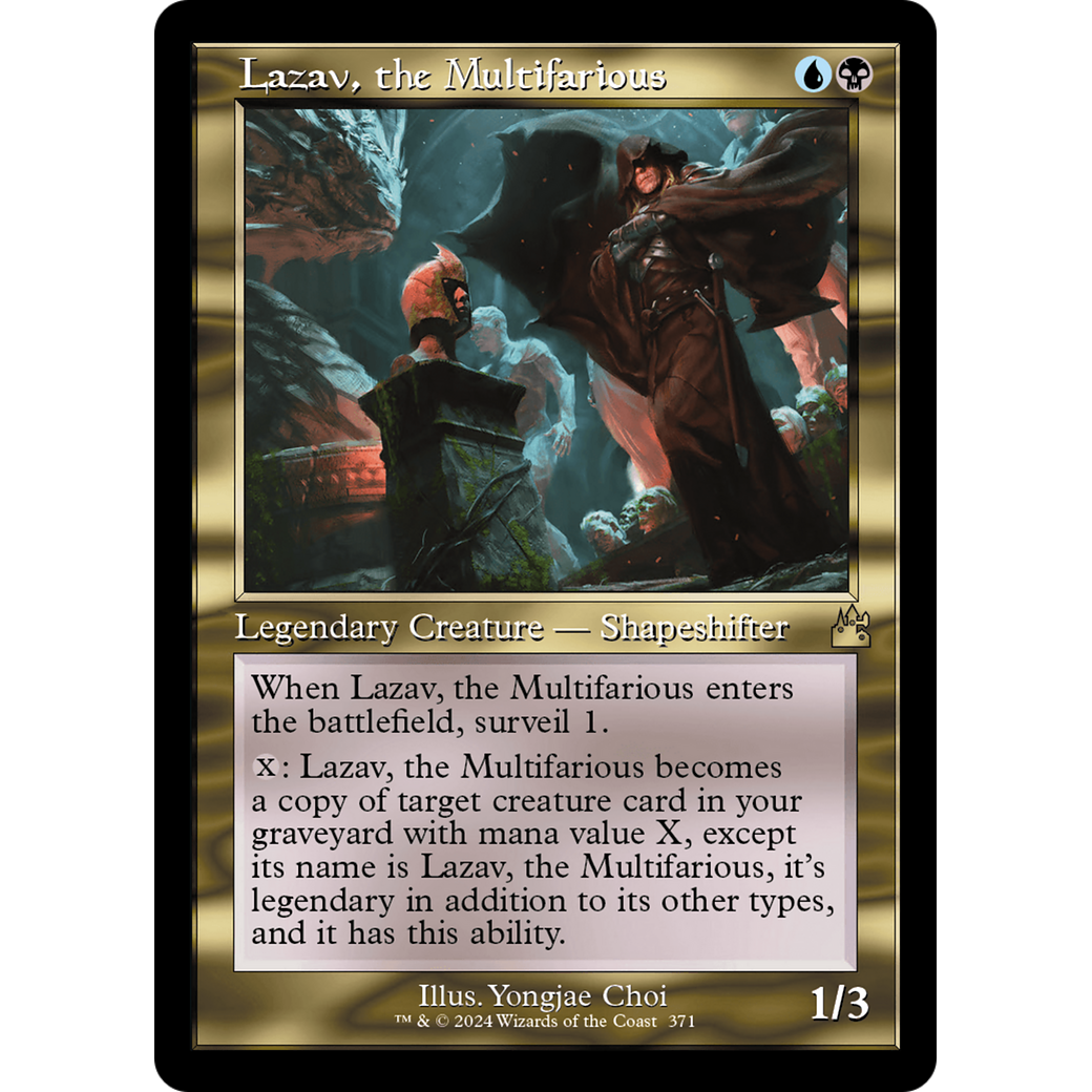 Lazav, the Multifarious (RVR-371) - Ravnica Remastered Foil