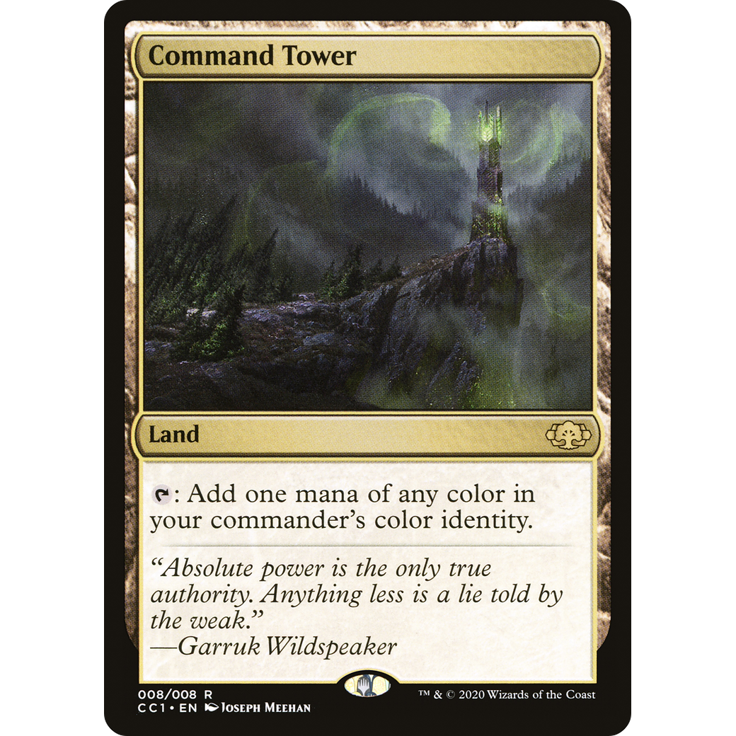 Command Tower (CC1-008) - Commander Collection: Green Foil