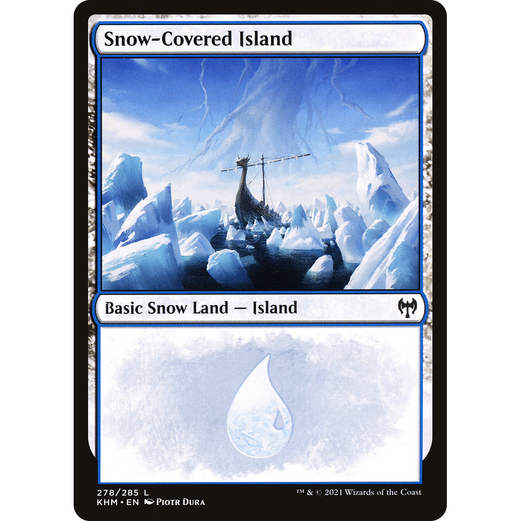 Snow-Covered Island (278) (KHM-278) - Kaldheim: (snow)