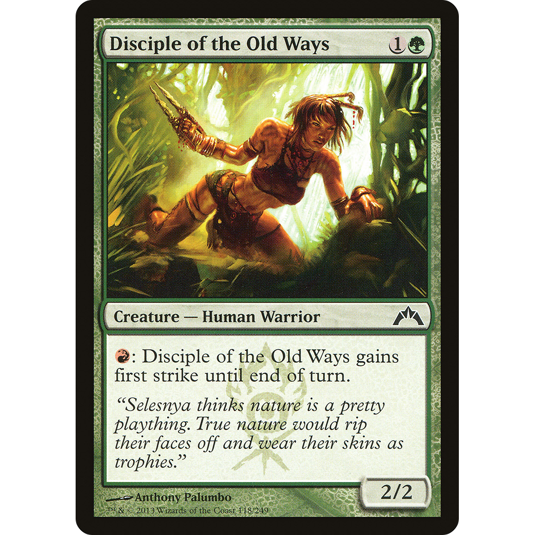 Disciple of the Old Ways (GTC-118) - Gatecrash Foil