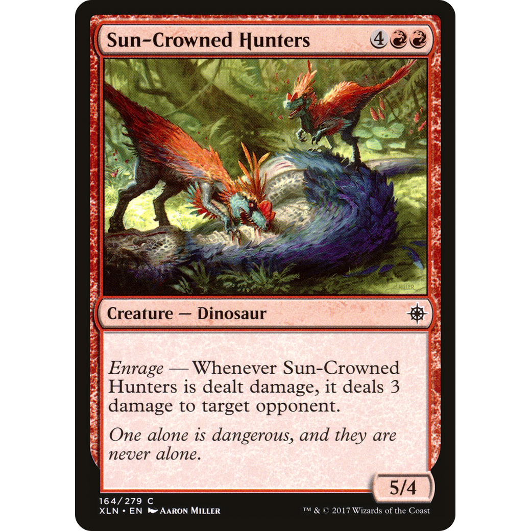 Sun-Crowned Hunters (XLN-164) - Ixalan Foil