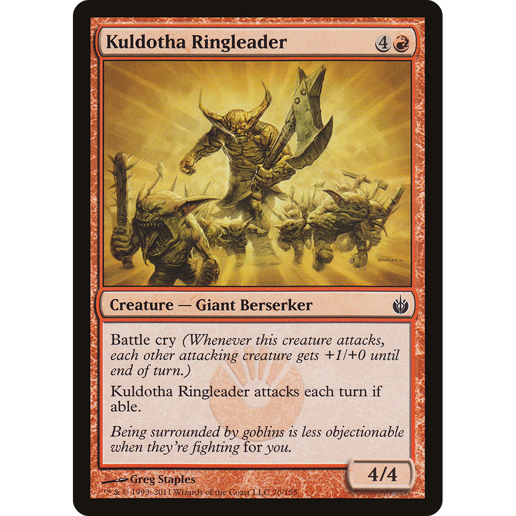 Kuldotha Ringleader (MBS-070) - Mirrodin Besieged Foil