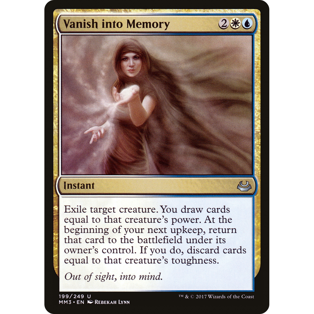 Vanish into Memory (MM3-199) - Modern Masters 2017 Foil