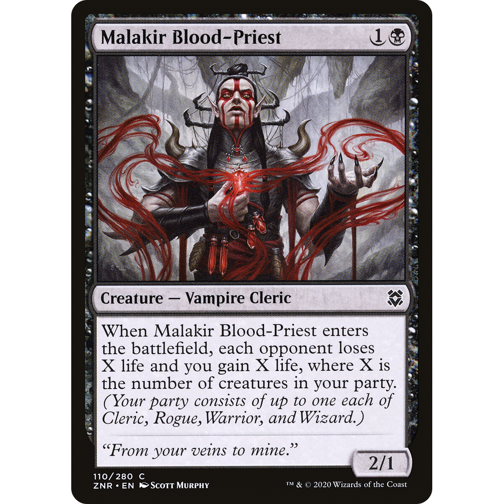 Malakir Blood-Priest (ZNR-110) - Zendikar Rising Foil