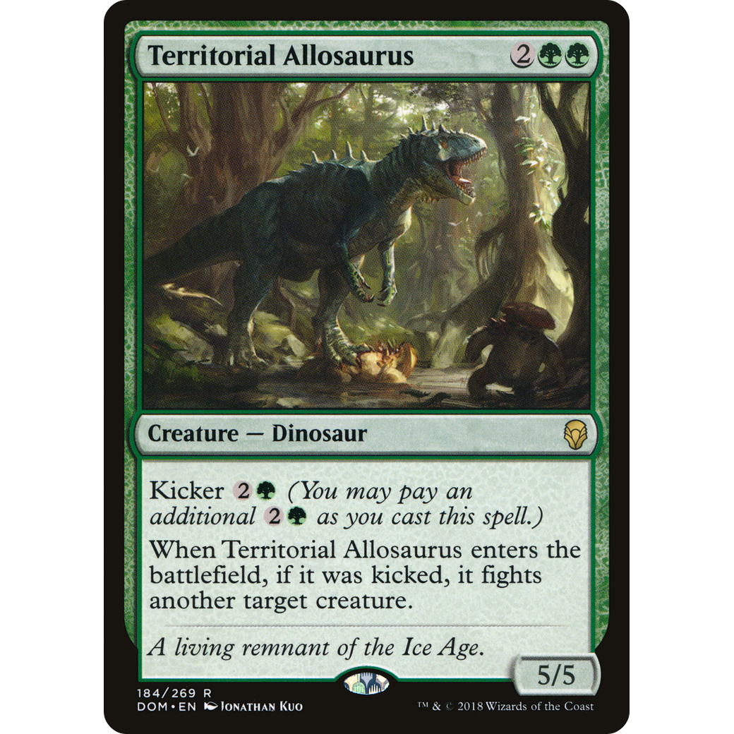 Territorial Allosaurus (DOM-184) - Dominaria