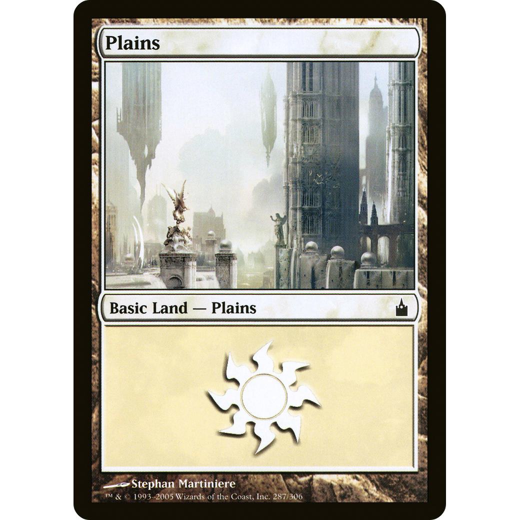 Plains (287) (RAV-287) - Ravnica: City of Guilds