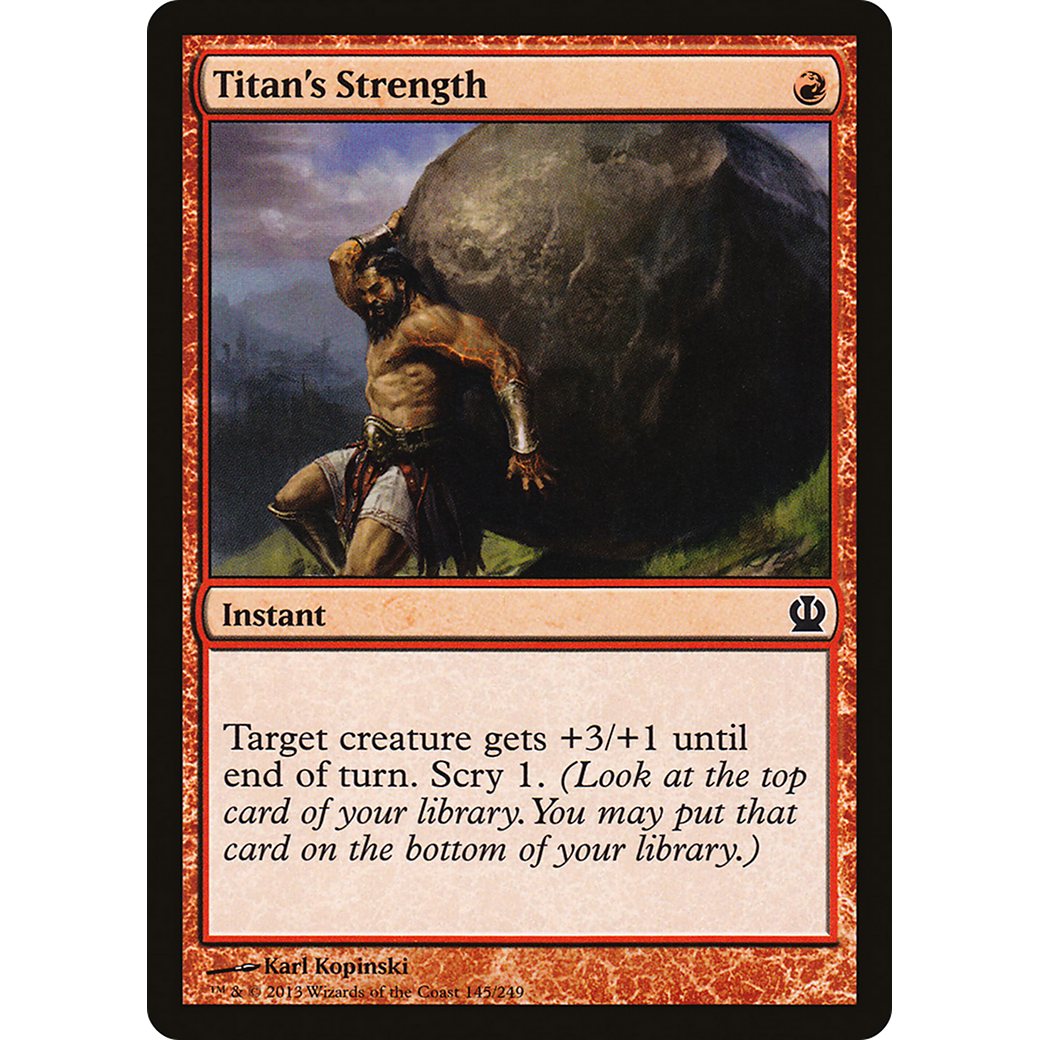 Titan's Strength (THS-145) - Theros