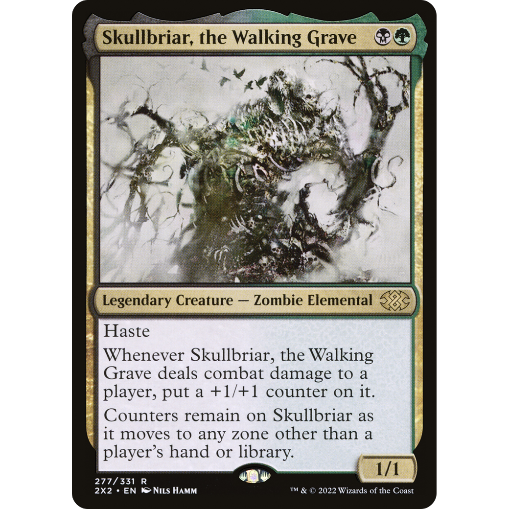 Skullbriar, the Walking Grave (2X2-277) - Double Masters 2022 Foil